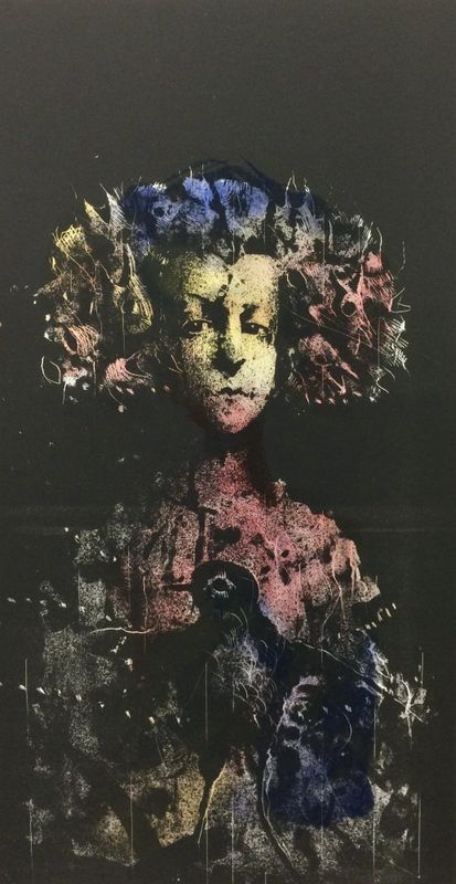 Håkon Gullvåg, Maria Theresa, håndkolorert lito 