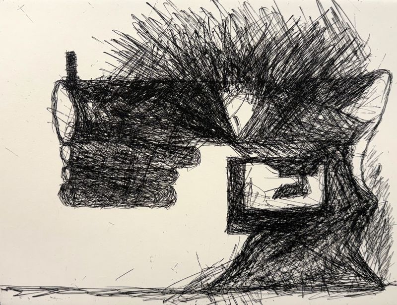 Carl Fredrik Reuterswärd, Non-Violence IX